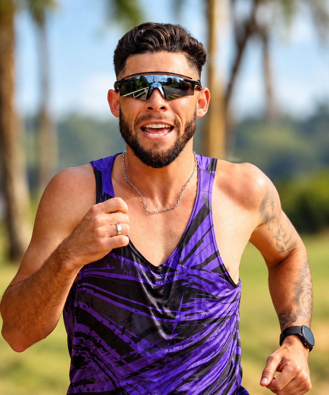 Daniel Larrosa corriendo