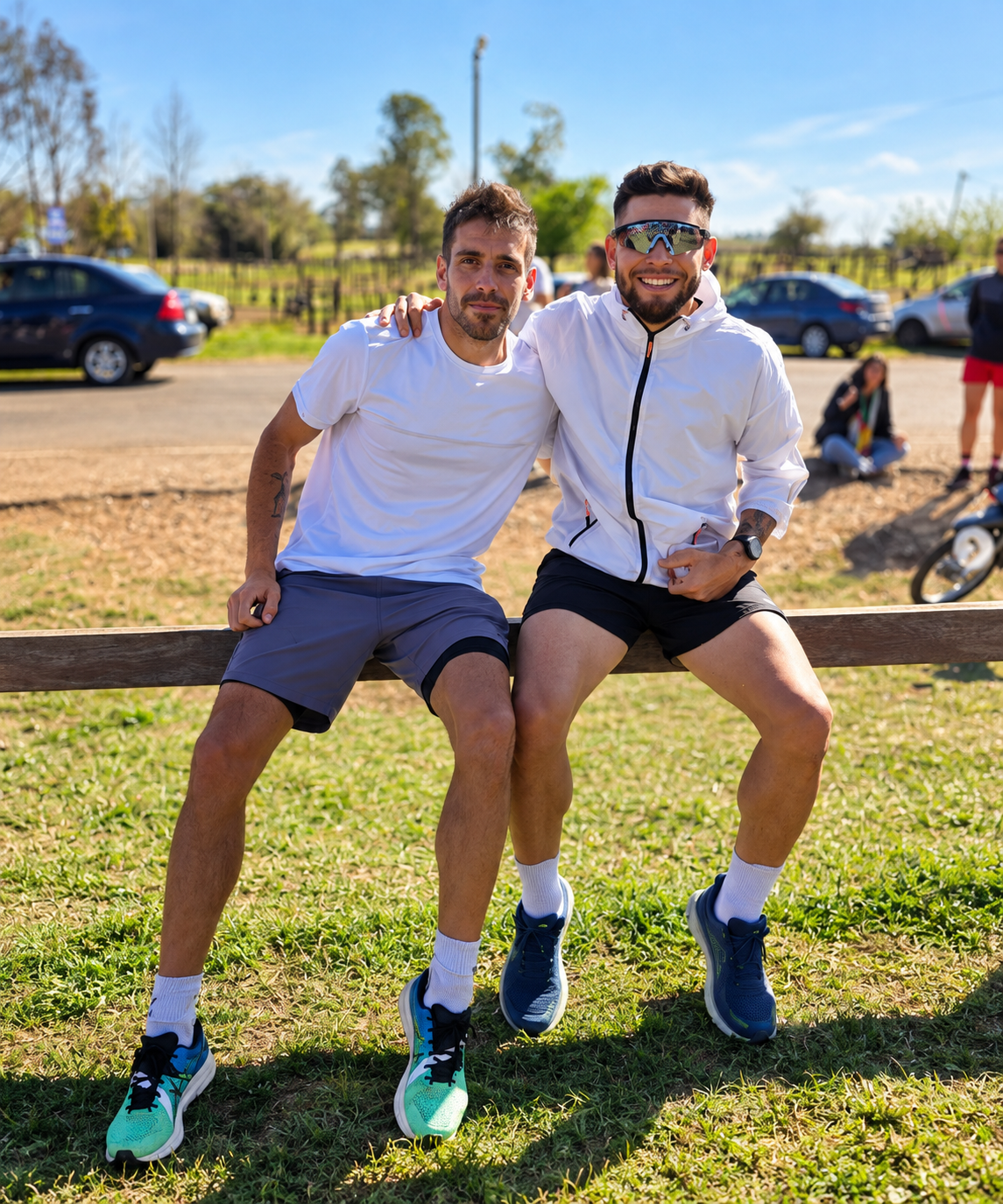 Corriendo durante una competencia